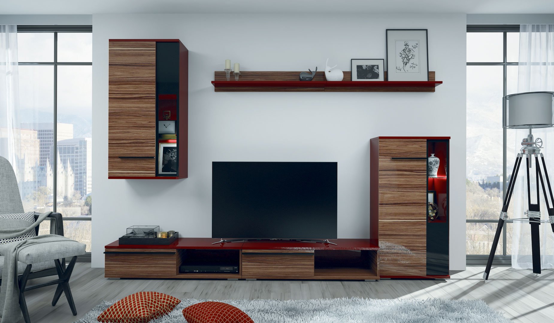 Мебель для Гостиная Бланш26 - Rioka MEBEL